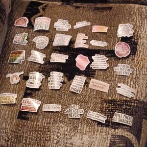 $4 Add-on New Colorful "Sarcasm" Stickers - Set Of 30